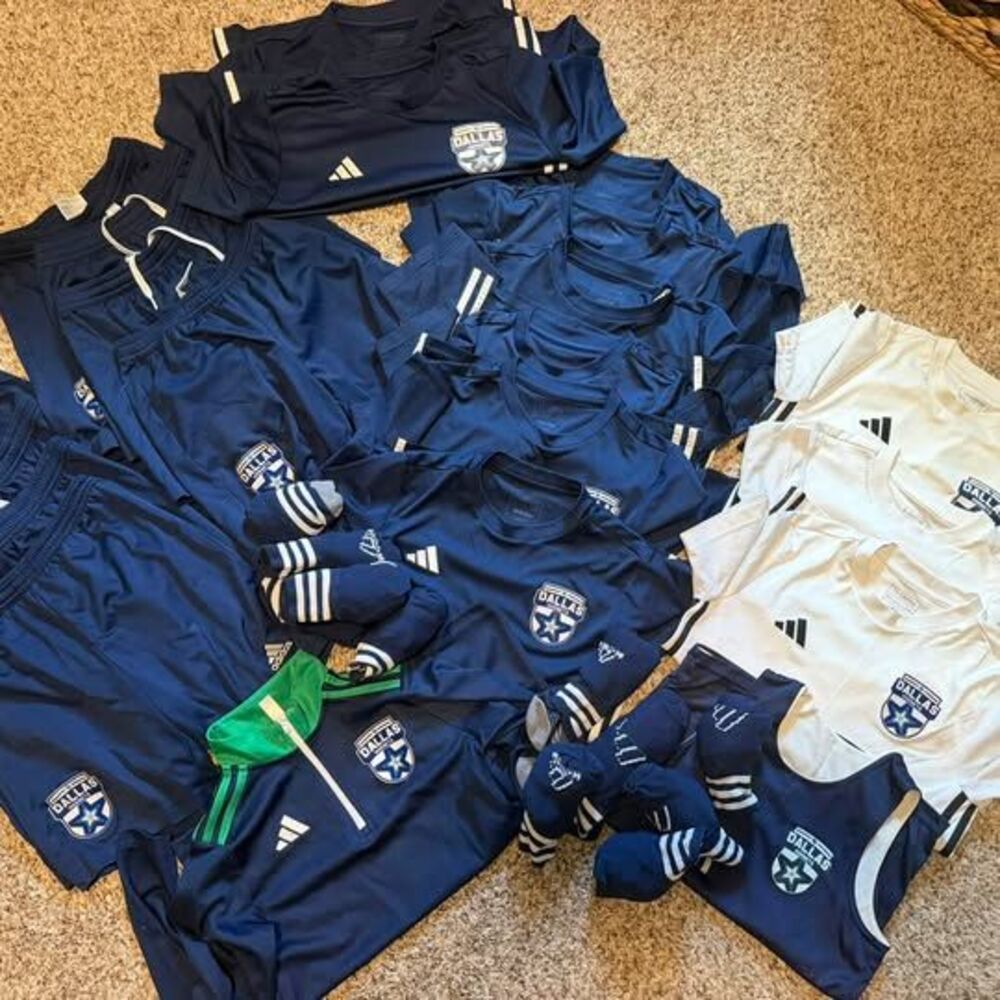 Adidas Dallas Hornets Youth Soccer Uniform Lot